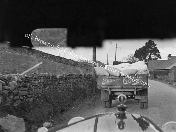 THROUGH WINDSCREEN SUTTON'S COAL LORRY